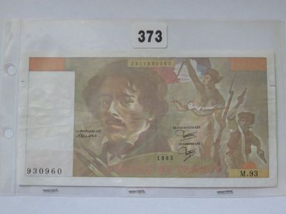 Billet Fauté - France - 100 Francs Delacroix...
