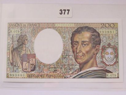 Billet - France - 200 Francs Montesquieu...