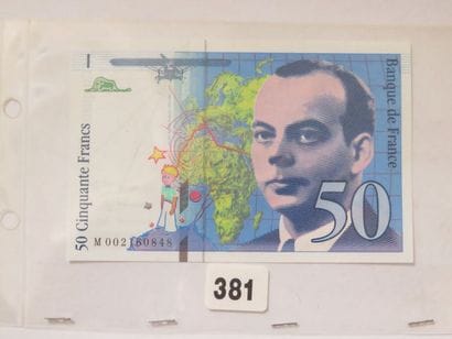 Billet - France - 50 Francs Saint-Exupéry...