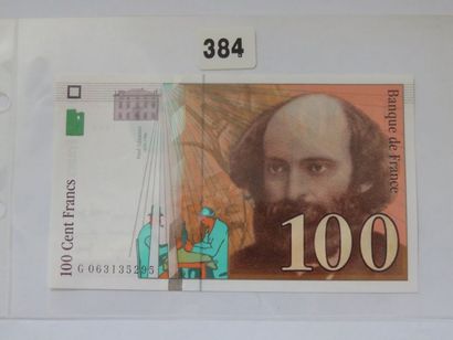Billet - France - 100 Francs Cézanne 1998...