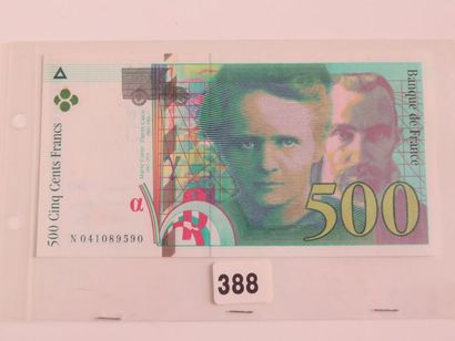 Billet - France - 500 Francs Pierre et Marie...