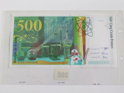 Billet - France - 500 Francs Pierre et Marie...