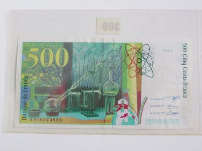 Billet Fauté - France - 500 Francs Pierre...