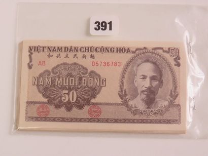Billets - Vietnam - Lot de 24 billets de...