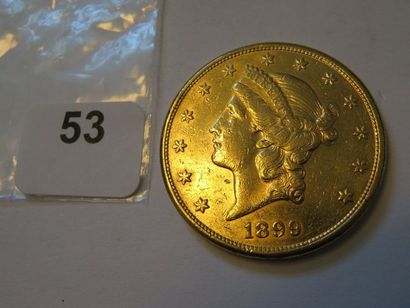 Monnaie or - USA - 20 Dollars Liberty 1899...