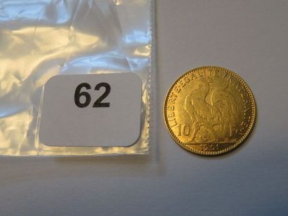 Monnaie or - 10 Francs Coq 1901 TB+