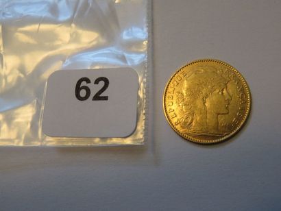 Monnaie or - 10 Francs Coq 1901 TB+