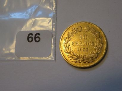 Monnaie or - 40 Francs Louis-Philippe Ier...