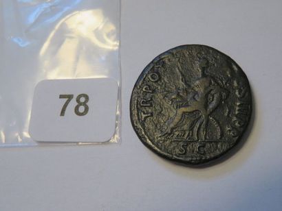 Monnaie romaine - Trajan (98 - 117) - Dupondius...
