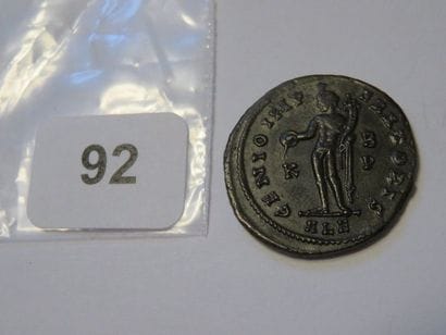 Monnaie romaine- Galère (293 - 311) - Follis...