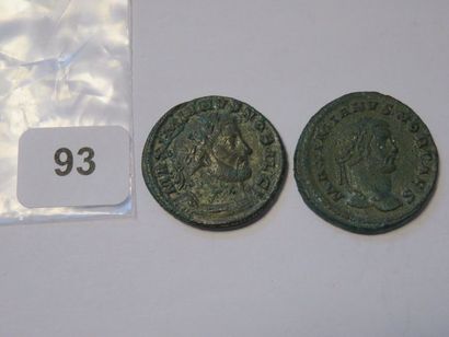 Monnaies romaines - Galère (293 - 311) -...