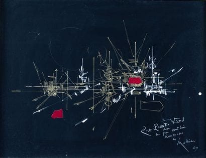 MATHIEU Georges, 1921-2012
Sans titre, 1969...