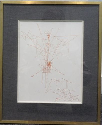 MATHIEU Georges, 1921-2012
Sans titre, 1968...