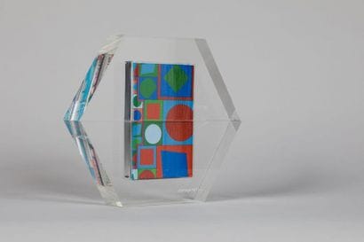 VASARELY Victor, 1906-1997
Hexagone sculpture...