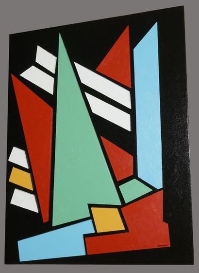 SECLET Jean-Marie, né en 1943
Abstraction...