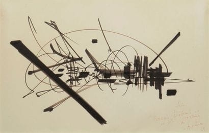 MATHIEU Georges, 1921-2012 Sans titre, 1968...