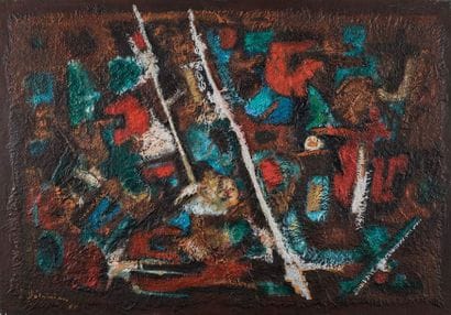 HÉKIMIAN Vahé, 1915-1997 Composition, 1985...