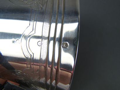 TIMBALE en argent. PARIS, SAGLIER Frères,...