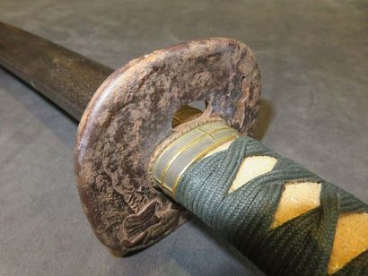 JAPON Shinto katana, shinogi zukuri, hamon...