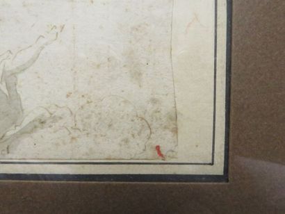 Ecole italienne vers 1700 Lavis et encre...