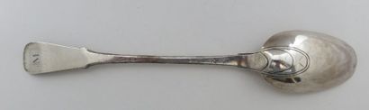 CUILLER A RAGOÛT en argent. DOUAI, Maximilien-Joseph...