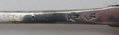 CUILLER A RAGOÛT en argent. DOUAI, Maximilien-Joseph...