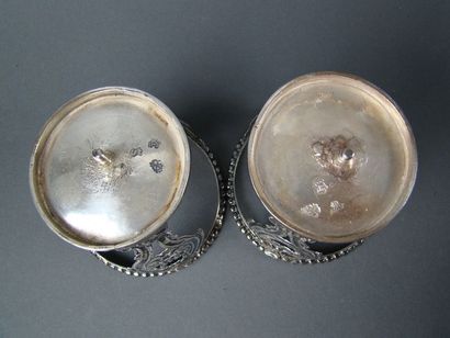 HUILIER-VINAIGRIER en argent. PARIS, 1778-1779...