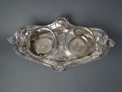 HUILIER-VINAIGRIER en argent. PARIS, 1778-1779...