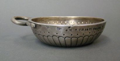 TASTEVIN en argent. ETAMPES, Désiré-Jean-Chrétien...