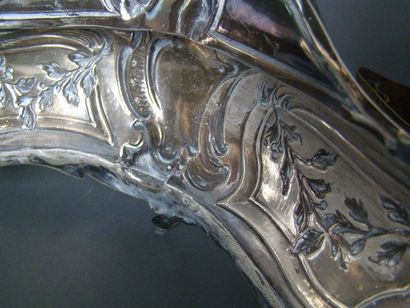 JARDINIERE DE TABLE en argent. PARIS, orfèvre...