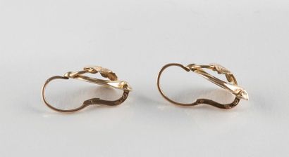 Paire de boucles d'oreilles dormeuses en...