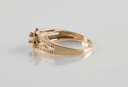 MAUBOUSSIN Bague en or jaune «Chance of Love»...