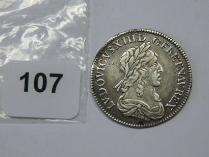 Monnaie Royale - Louis XIII - 1/4 écu, 2ème...