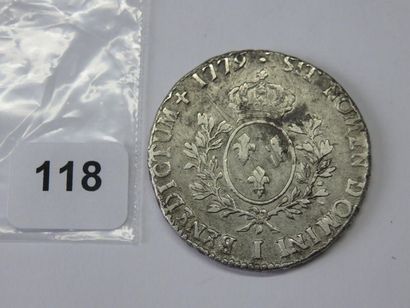 Monnaie Royale - Louis XVI - Écu aux branches...