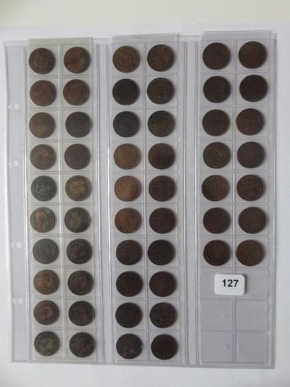 Monnaies - France - Collection de 54 x 2...