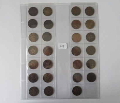 Monnaies - France - Collection de 96 x 5...