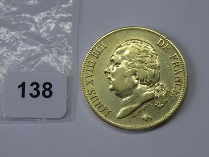 Monnaie - France - 5 Francs Louis XVIII,...
