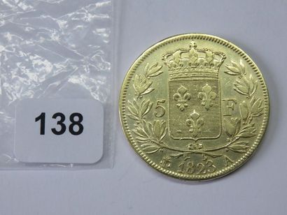 Monnaie - France - 5 Francs Louis XVIII,...