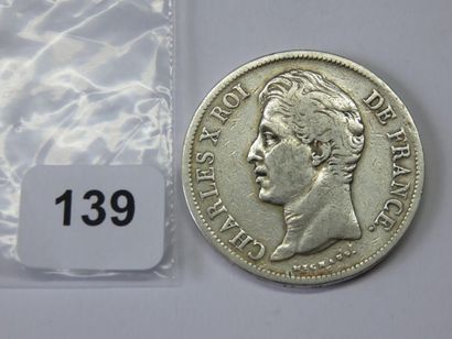 Monnaie - France - 5 Francs Charles X, 2ème...