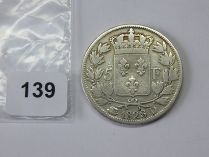 Monnaie - France - 5 Francs Charles X, 2ème...