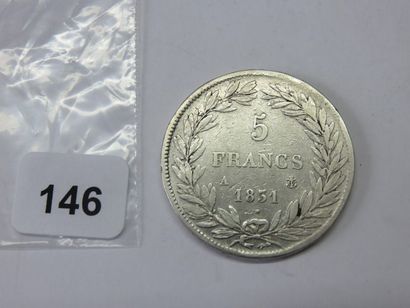 Monnaie - France - 5 Francs Louis-Philippe,...