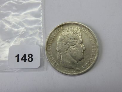 Monnaie - France - 5 Francs Louis-Philippe,...