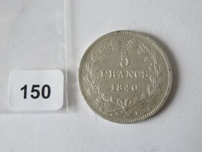 Monnaie - France - 5 Francs Louis-Philippe...