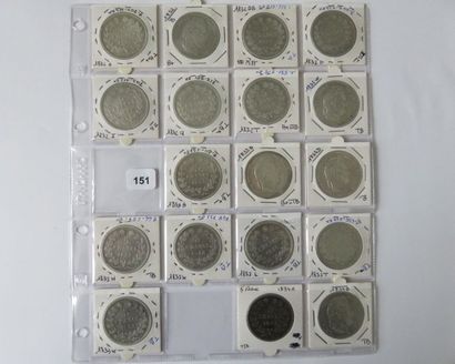 Monnaies - France - Collection de 69 x 5...