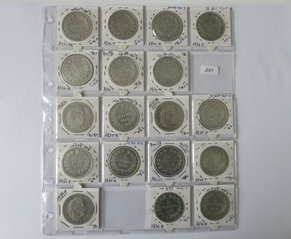Monnaies - France - Collection de 69 x 5...