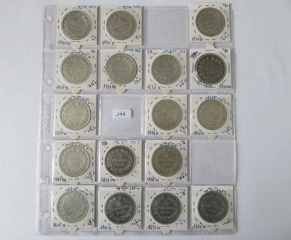 Monnaies - France - Collection de 69 x 5...