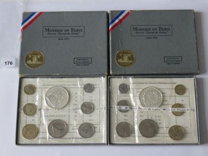 Monnaies - France - Lot de 2 x Série FDC...