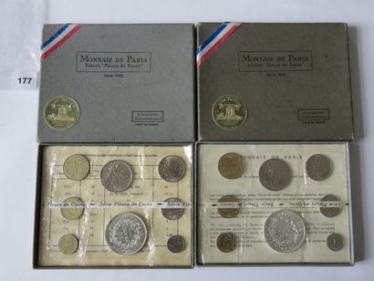 Monnaies - France - Lot de 2 x Série FDC...