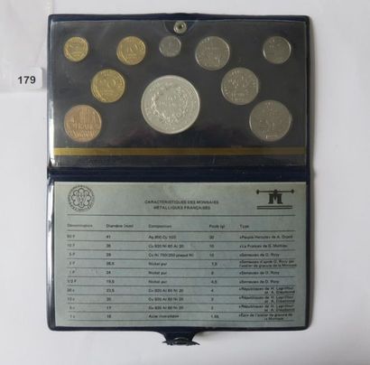 Monnaies - France - Série FDC 1979, 10 monnaies...
