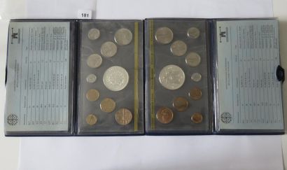Monnaies - France - Lot de 2 x Série FDC...